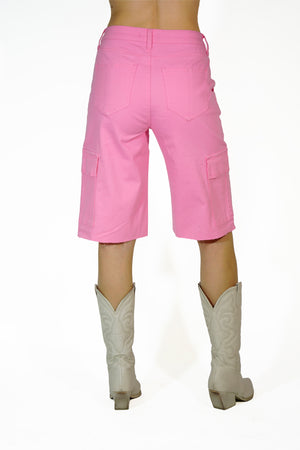 Miley Cargo Bermuda Short in Pink