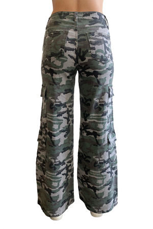 BEST SELLER Gina Cargo Straight in Camo