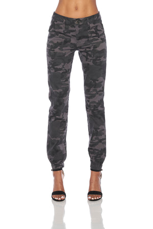 Jenn Camo Mid Rise Joggers 30" Inseam