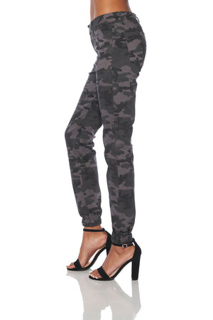 Jenn Camo Mid Rise Joggers 30" Inseam