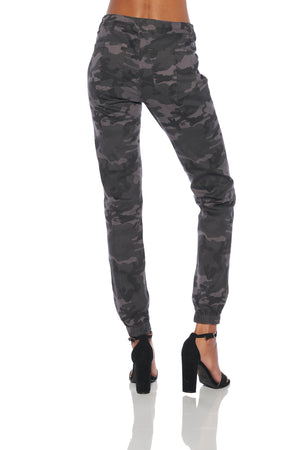 Jenn Camo Mid Rise Joggers 30" Inseam