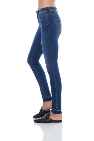 Ashley Ellie Wash Release Hem Skinny