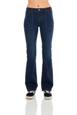 Dolly Blue Wash Mid Rise Bootcut